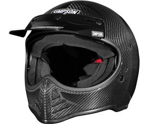 Simpson M52 Solid Carbon, casque de motocross M Carbone/Noir Carbone/Noir