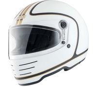Simpson M62 Hondo, casque intégral L Mat Blanc/Noir Mat Blanc/Noir