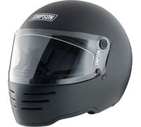 Simpson M62 Solid, casque intégral XL Noir Mat Noir Mat