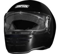 Simpson M62 Solid, casque intégral XL Noir Noir