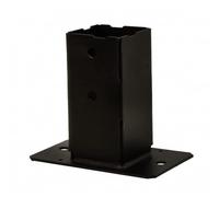 SIMPSON Pied de poteau 90x90 Noire PPJBMPB 91x91 - ep 2.5mm - Accessoires charpente couverture et étanchéité