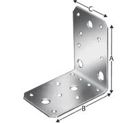 SIMPSON STRONG TIE Connecteur angulaire AB AB90 88 x 88x65mm ( 3000257231 )