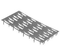Plaque de réparation MP Simpson Strong-Tie acier galvanisé 152mm x 76mm