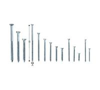 SIMPSON Strong-Tie Pointe annelée ETA 04/0013 Diamètre 4 mm Longueur 50 mm galvanisée Quantité:250