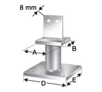SIMPSON Strong-Tie SST Pied de support PISBMAxIG-B Quantité:1