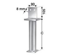 SIMPSON Strong-Tie SST Pied de support PISMAxIG-B Quantité:1