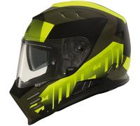 Simpson Venom Army Casque de moto, noir/jaune, Taille S