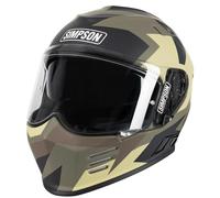 Simpson Venom Comance 06 Casque, Marron/noir/gris, Taille S (56)