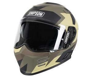 Simpson Venom Comance 06 Casque, noir-gris-brun, taille L pour homme