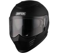 Simpson Venom Solid 06 Casque, Noir mat, Taille XL (62)