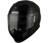 Simpson Venom Solid 06 Casque, noir, Taille M (58)