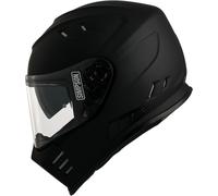 Simpson Venom Solid, casque intégral 3XL Noir Mat Noir Mat