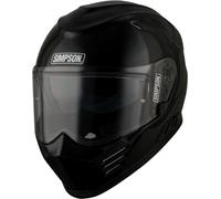 Simpson Venom Solid, casque intégral S Noir Noir