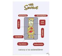 Simpsons - Skelett - Comic Film Movie Kino Poster Print