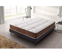 SIMPUR Matelas 160x200 viscoélastique Visco Ergo Épaisseur 19 cm Ferme 7/10 Ergonomique 7 Zones de Soutien mémoire de Forme Haute densité