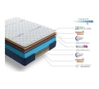 SIMPUR RELAX - Matelas 120x200 - Real Confort - Épaisseur 25 cm - Mousse à Mémorie de forme Visco Soft® - Double face été-hiver