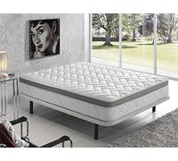 SIMPUR Relax | Matelas 200X200 Premium à Mémoire de Forme Fil d'argent Épaisseur 25 cm Silver® | aux propriétés antiseptiques, cicatrisantes et relaxantes