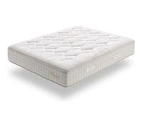 Relax Matelas 90x190 cm Magestic Double Technologie: Ressorts ensachEs et Mousse HR Haute DensitE 30 cm d'Epaisseur 11 Zones de Confort Mi-Ferme et