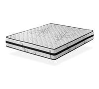 Matelas Simpur Relax Matelas a MEmoire Forme Soft 135x190 cm Therapy Carbone Anti Stress Epaisseur 19 cm Tissu 3D avec Systeme Airfresh Mousse HR Visco Soft de