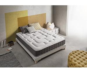 SIMPUR Relax | Matelas Epaisseur 25 cm Royal Top Visco-Graphene | 135x200 cm | Haut Niveau de conductivite Thermique | Reducteur electricite Statique | Perfect Soutien Haute Resilience
