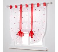 SIMPVALE 1 Pièce Rideau de Fenetre, Rouge 100x140cm(LxH) Store Romain