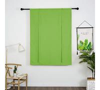 SIMPVALE Rideaux romains occultants courts avec nouettes, rideaux occultants à isolation thermique, avec passe-tringle pour chambre, salon, cuisine (Vert, 60 x 120 cm)