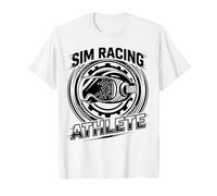 Simracer VR Casque Sim Racing Athlete Gaming T-Shirt