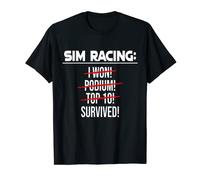 SimRacing Gaming Drôle Volant Jeu de Course Simulator T-Shirt