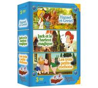Simsala Grimm - Coffret Garçon : Hansel Et Gretel + Jack Et Le Haricot Magique + Les Trois Petits Cochons - Pack