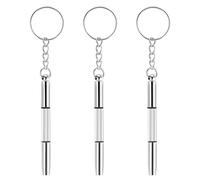 Simsky 3 Pièces 3 in1 Mini Tournevis de Précision Kit, Petit Tournevis à Deux Bouts de Poche,Jeu de Mini Tournevis à Lunettes Tournevis 3 en 1 en Acier Inoxydable,Kit de Réparation pour vos Lunettes