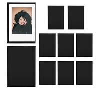 Simsky Lot de 10 cadres photo magnétiques, petits, pour film Polaroid Instax Mini, 9,5 x 6,5 cm, noirs, aimants photo à personnaliser soi-même