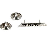 SIMSON-Épingle Schwalbe-Inscription, argent-noir, 28mm