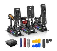 SIMSONN PRO X Ultra Sim Racing Pedals pour simulateur de course Pédales hydrauliques PC Load Cell HE Compatible avec Haptic Reactor (PRO X Ultra P3-H3)