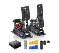 SIMSONN PRO X Ultra Sim Racing Pedals pour simulateur de course Pédales hydrauliques PC Load Cell HE Compatible avec Haptic Reactor (PRO X Ultra P2-H2)