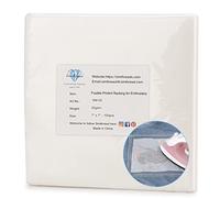 Simthread Lot de 100 inserts de repassage recouvrant le dos des broderies blanches, 17,78 cm x 17,78 cm