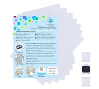 Simthread Lot de 7 stabilisateurs de broderie adhésifs imprimables format A4 Poids moyen 39,7 g 21,6 x 27,9 cm