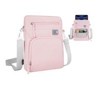 SIMTOP Housse pour iPad Pro 11", iPad Air 4, iPad 10,2", Microsoft Surface Go, Samsung Galaxy Tab, Fit Magic Keyboard et Smart Keyboard Folio.(11") Rose
