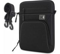 SIMTOP Sacoche pour Tablette 11 Pouces,Nouvel iPad Air,Poche zippée,Sac bandoulière Multi-Poches étanche en Polyester,étui de Transport pour Tablette en bandoulière,Noir