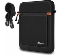 SIMTOP Sacoche pour Tablette Homme en Polyester Sac Ipad Sac bandoulière Tablette 11 Pouces étanche Sac bandoulière Tablette Compatible iPad Air 5 2022 2023 pour Le Travail ou l'école, Noir Universel