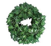 SIMUER Feuilles de Lierre Guirlande Plantes artificielles - 12 Pack 84 Ft Vert Feuillage Artificiel Garland Ivy