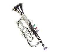 Simulated Musical Trumpet - Brass Style Wind Horn Instrument Toy, Pretend
