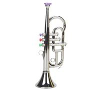 Simulated Musical Trumpet, Wind Instrument Toy Kids, Early Learning Horn with Buttons and Mouthpiece for Birthday, Holiday, Kindergarten, Preschool, School, , Music Class