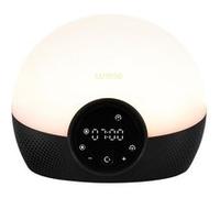 Lumie Réveil Bodyclock Glow 150 – Simulation lever/coucher, lumière réglable, 10 sons – Nude/Noir