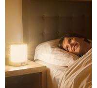 Lanaform Réveil LED Wake-Up Scents - Simulateur d'aube, diffuseur d'huiles essentielles, Radio FM