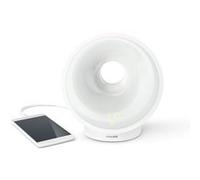 Simulateur d'aube et RelaxBreathe pour s'endormir Philips Somneo Eveil Lumière HF3651/01 Blanc Blanc G