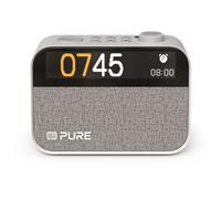 PURE Digital Réveil de chevet Pure Moment – DAB+/FM, Bluetooth, bruit blanc – Blanc