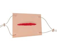 Simulateur de blessure par balle et suture, entraîneur de garrot, 1 pièce | Silicone souple, réutilisable, sans latex. Saignement pompable réaliste. Entraînement des saignements