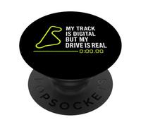 Simulateur de Course SIM Cockpit Esports Racer Experience PopSockets PopGrip Adhésif