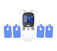 Simulateur de douleur menstruelle pour hommes, masseur numérique portable avec double sortie et réglable, dispositif de simulation douleur travail pour apaiser et détendre les muscles.