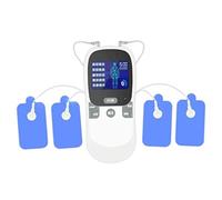 Simulateur de douleur menstruelle pour hommes, masseur numérique portable avec double sortie et réglable, dispositif de simulation douleur travail pour l'apaisement musculaire et la relaxati